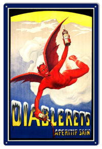 Diablerets Aperitif Reproduction Bar Metal Sign 12x18