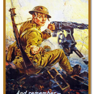 Ammunition Military Reproduction Bonds Money Metal Sign 12x18