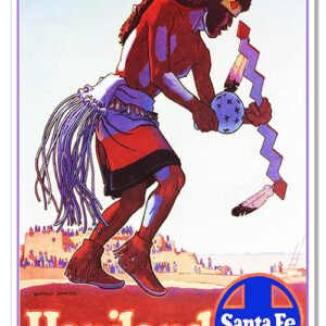 Santa Fe Railways Reproduction Railroad Metal Sign 12x18