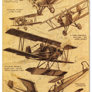 Reproduction Seaplanes Airplane Sign