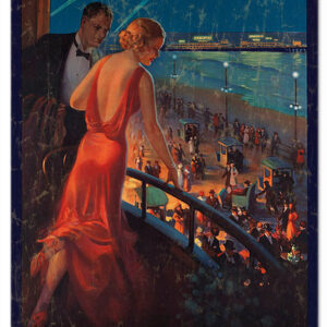 Reproduction Atlantic City Pennsylvania Railroad Sign