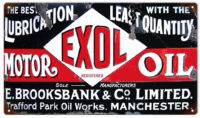 Exol Motor Oil  and Gas Brooksbanks & Co., Limited Sign