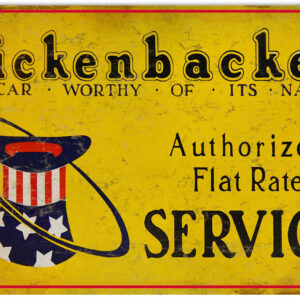 Rickenbacker Authorized Flat Rate Service Sign