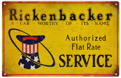 Rickenbacker Authorized Flat Rate Service Sign