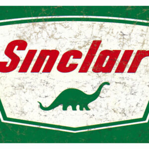 Reproduction Sinclair Motor Oil Sign 8x14