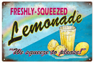 Reproduction Lemonade Advertisement Sign