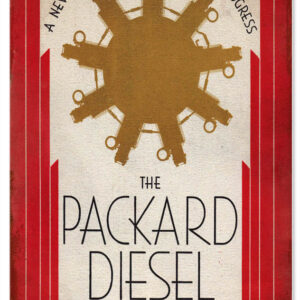 Reproduction The Packard Diesel Aircraft Engine Sign