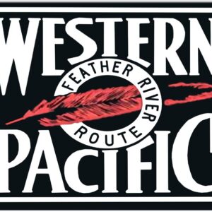 Western Pacific Railways Reproduction Railroad Metal Sign 9x12