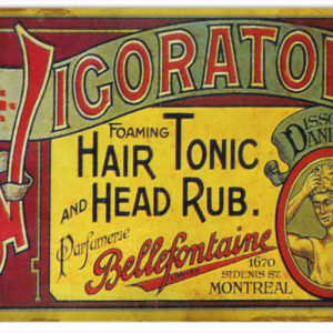Vigorator Hair Product Reproduction Nostalgic Metal Sign 12x18