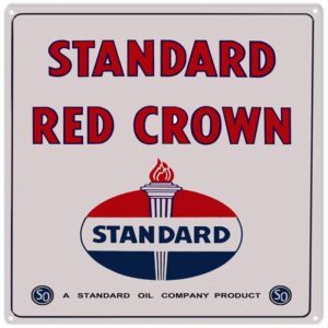Standard Red Crown Sign. 12"x12"