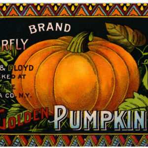 Nostalgic Golden Pumpkin Fall Festival Sign 8x14