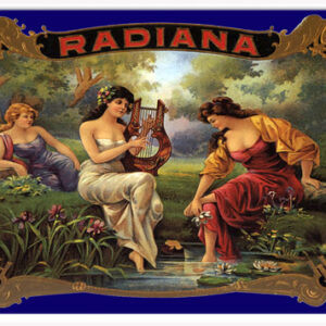 Reproduction Radiana Cigar Sign. 12"x18"