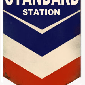Standard Station Gas And Motor Oil Sign