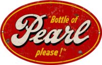 Pearl Beer Reproduction Restaurant And Bar Metal Sign 9x14 Oval