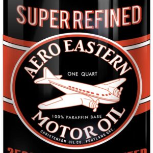 Aero Eastern Motor Oil Can Cutout Sign 71/4x101/2