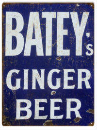 Bateys Ginger Beer Reproduction Sign 9x12