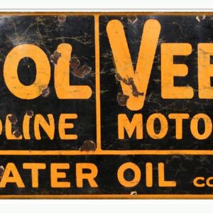 Reproduction Tydol Veedol Motor Oil Sign 8x24