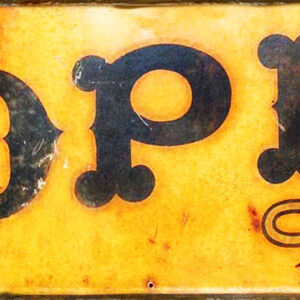 Reproduction Topic Cigar Sign 6x18