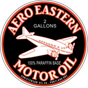 Aero Eastern Motor Oil Sign 14 Round