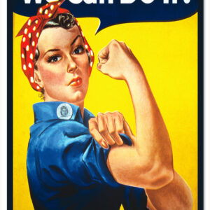 We Can Do It Patriotic Military Sign