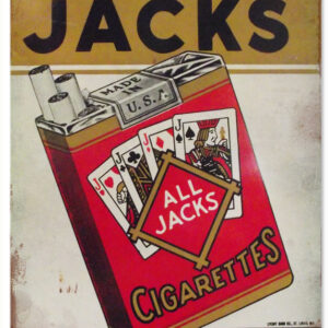 Tobacco All Jacks Hard To Beat Sign Garage Art