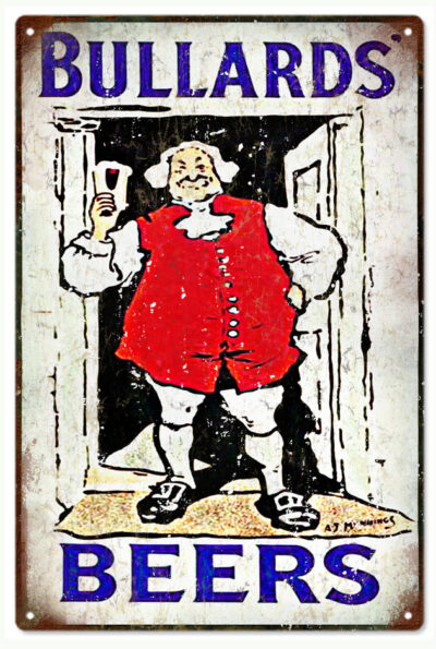 Bullard's Beer Advertisement Bar Sign Garage Art