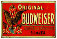 Reproduction Original Budweiser Beer Sign