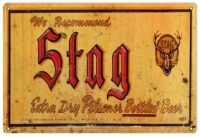 Reproduction Stag Pilsner Bottle Beer Sign