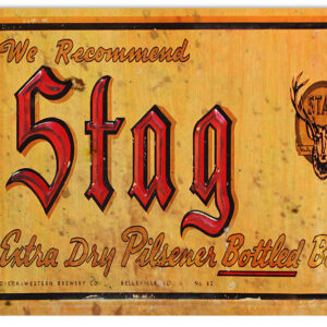 Reproduction Stag Pilsner Bottle Beer Sign