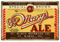 Reproduction St Marys Ale Beer Sign