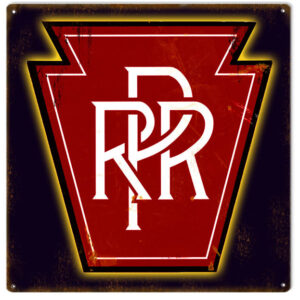 Reproduction RPR Railroad Sign 12x12
