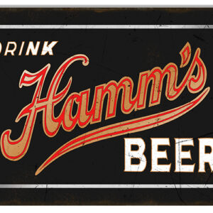 Aged Looking Hamm's Beer Sign. 12"x18"