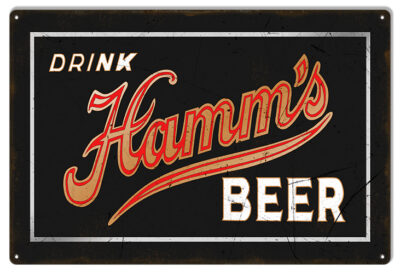 Aged Looking Hamm's Beer Sign. 12"x18"
