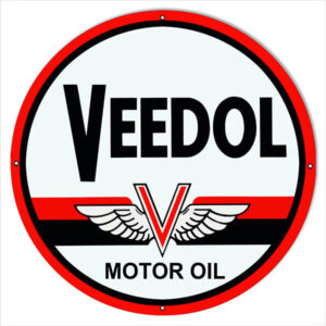 Veedol Motor Oil Sign Round Sign 30 Round