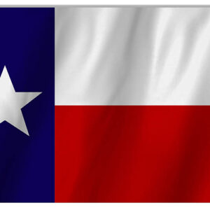 Texas State Flag Sign. 12x18