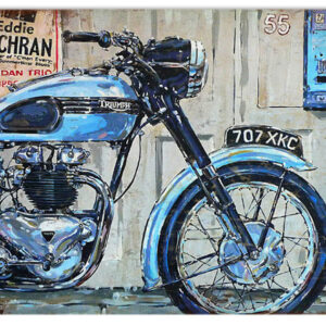 Triumph Motorcycle Nostalgic Classic British Sign