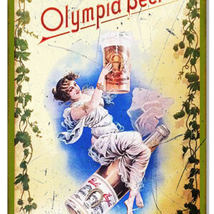 Nostalgic Olympia Beer Bar And Restaurant Sign 12x18