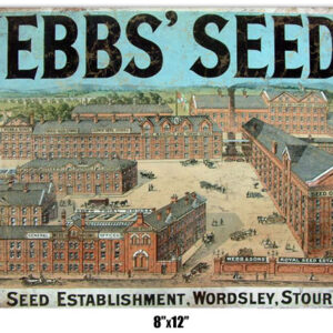 Webb's Seeds Nostalgic Advertisement Sign