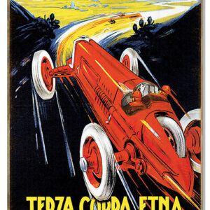 Terza Coppa Etna 1927 Motor Speedway Reproduction Sign 12x18
