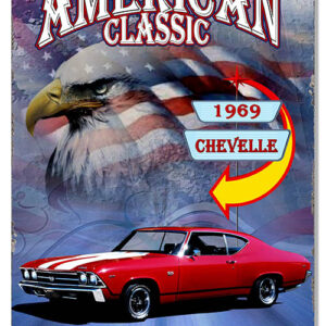 1969 Chevelle Classic By Artist Phil Hamilton 12x18