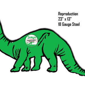 Reproduction Sinclair Laser Cut Out Sign 13x23