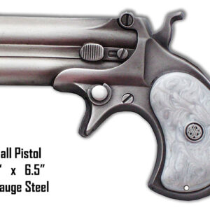 Small Vintage Pistol Reproduction Laser Cut Out Sign 6.5x9.5