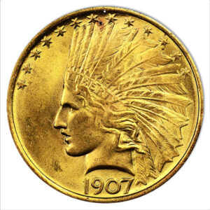 1907 Indian Head Coin Reproduction Money Sign 12 Round