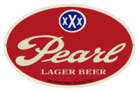 Pearl Lager Bar Oval Reproduction Sign 11x18