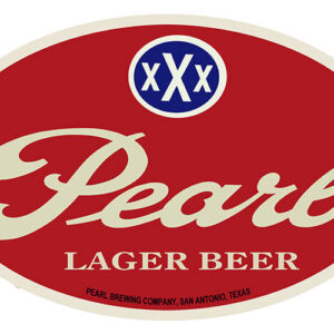 Pearl Lager Bar Oval Reproduction Sign 11x18