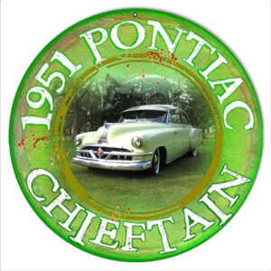 1951 Pontiac Chieftain By Artist Phil Hamilton 14x14