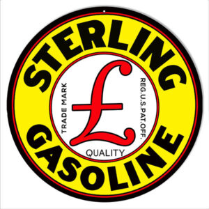 Sterling Motor Oil Reproduction Sign 14x14