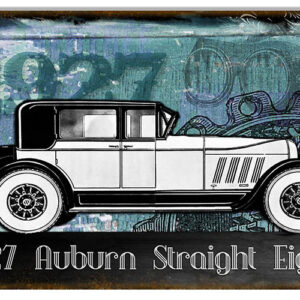 1927 Auburn Straight Eight Vintage Reproduction Sign 12x18