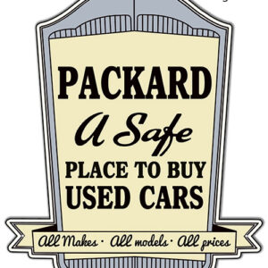 A Safe Place To Buy Packard Reproduction Laser Cut Out 17.5x21.5