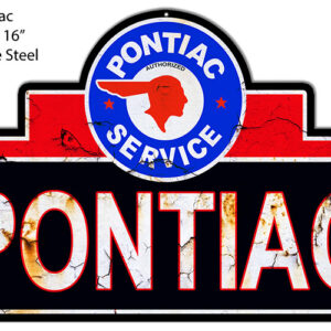 Service Pontiac Laser Cut Out Reproduction 16x24
